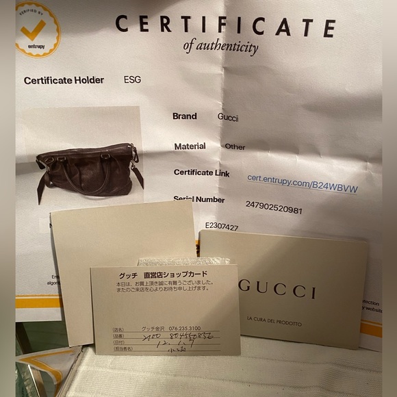 AUTHENTIC GUCCI DIAMANTÉ SUKEY LEATHER TWO WAY TOP HANDLE CROSSBODY - Picture 9 of 15